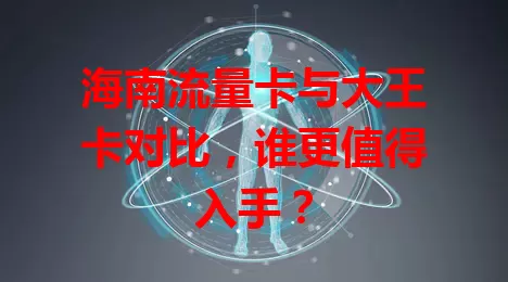海南流量卡与大王卡对比，谁更值得入手？
