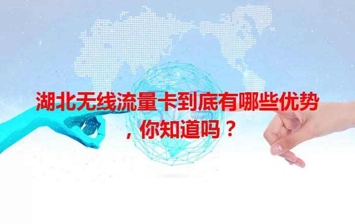 湖北无线流量卡到底有哪些优势，你知道吗？