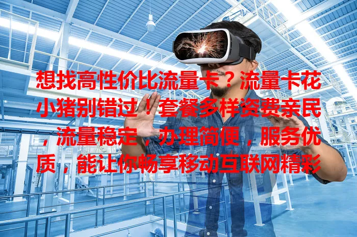 想找高性价比流量卡？流量卡花小猪别错过！套餐多样资费亲民，流量稳定，办理简便，服务优质，能让你畅享移动互联网精彩！