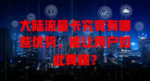 大陆流量卡究竟有哪些优势，能让用户如此青睐？