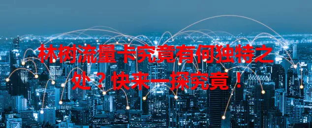 林树流量卡究竟有何独特之处？快来一探究竟！