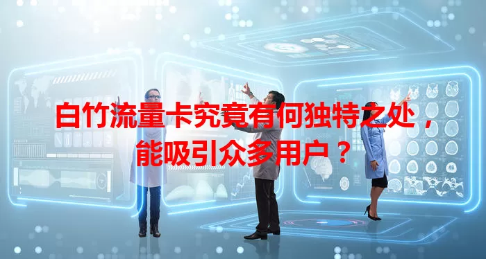 白竹流量卡究竟有何独特之处，能吸引众多用户？