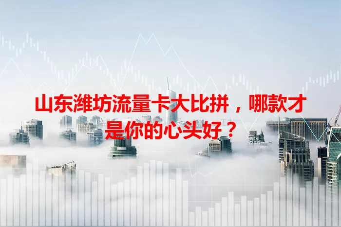 山东潍坊流量卡大比拼，哪款才是你的心头好？