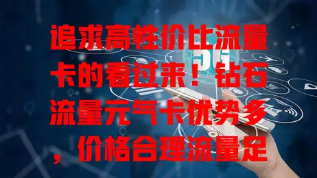 追求高性价比流量卡的看过来！钻石流量元气卡优势多，价格合理流量足，套餐丰富可灵活选，网络稳定超流畅，是流量需求理想之选