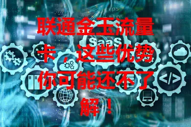 联通金玉流量卡，这些优势你可能还不了解！