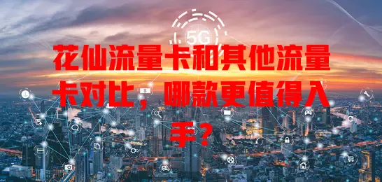 花仙流量卡和其他流量卡对比，哪款更值得入手？