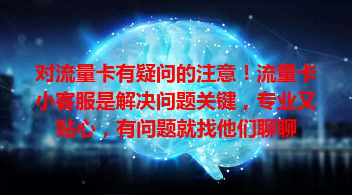 对流量卡有疑问的注意！流量卡小客服是解决问题关键，专业又贴心，有问题就找他们聊聊