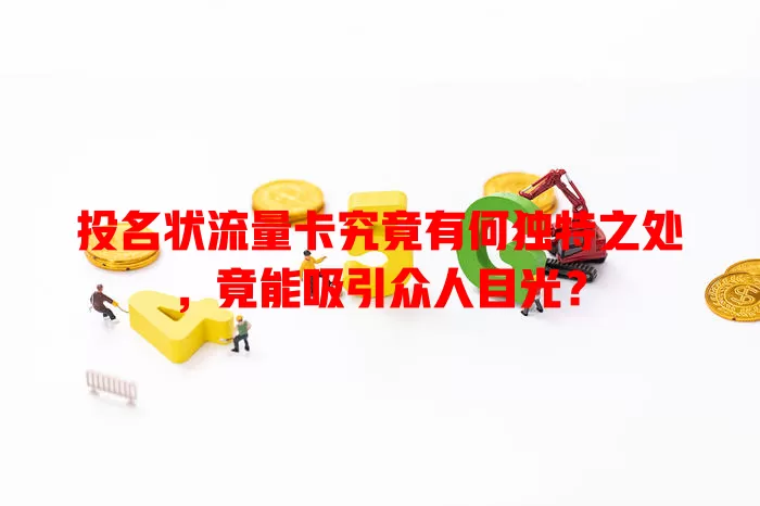 投名状流量卡究竟有何独特之处，竟能吸引众人目光？