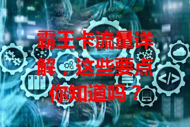 霸王卡流量详解，这些要点你知道吗？