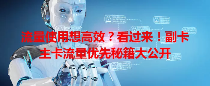 流量使用想高效？看过来！副卡主卡流量优先秘籍大公开