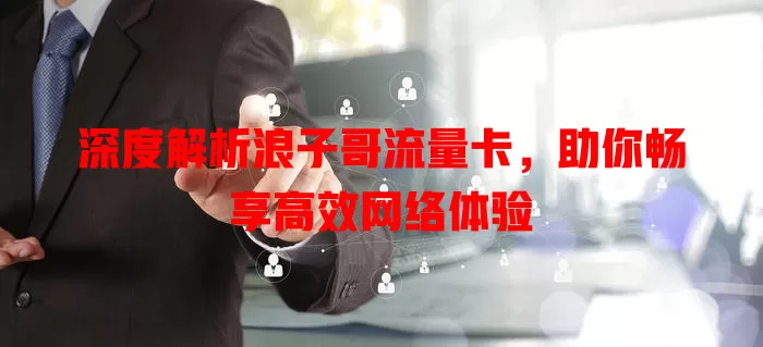 深度解析浪子哥流量卡，助你畅享高效网络体验