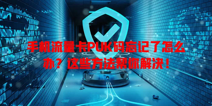 手机流量卡PUK码忘记了怎么办？这些方法帮你解决！