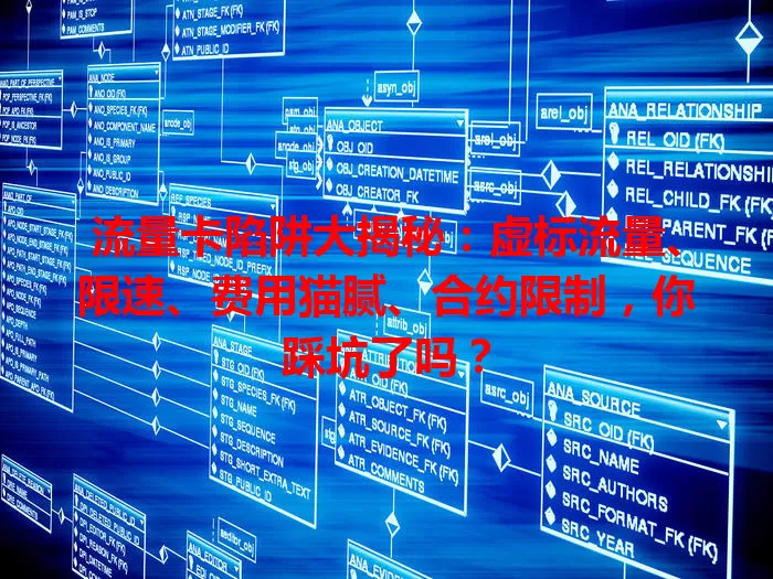流量卡陷阱大揭秘：虚标流量、限速、费用猫腻、合约限制，你踩坑了吗？