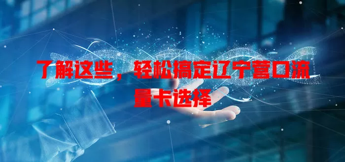 了解这些，轻松搞定辽宁营口流量卡选择