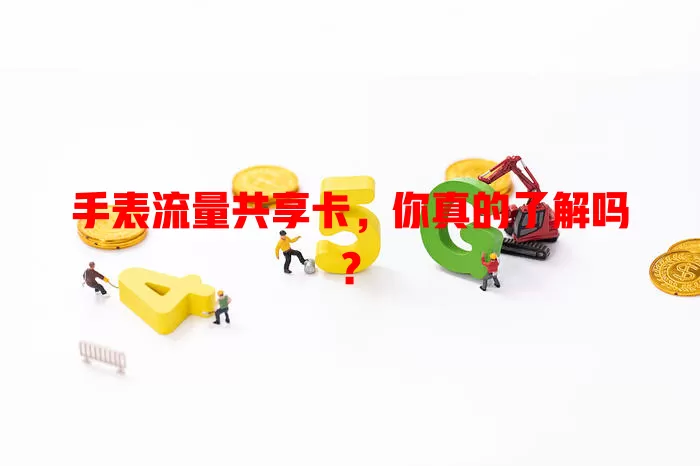 手表流量共享卡，你真的了解吗？