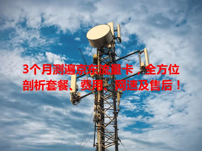 3个月测遍京东流量卡，全方位剖析套餐、费用、网速及售后！