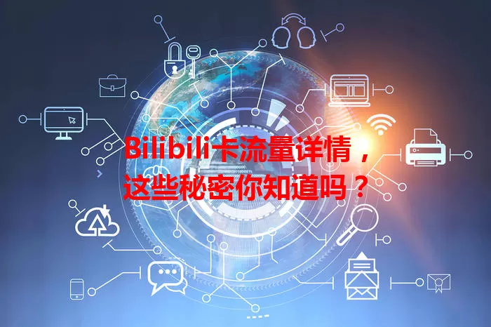 Bilibili卡流量详情，这些秘密你知道吗？