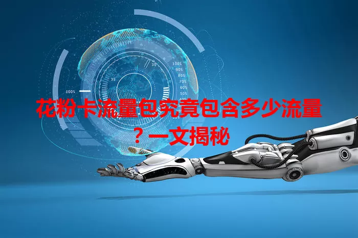 花粉卡流量包究竟包含多少流量？一文揭秘