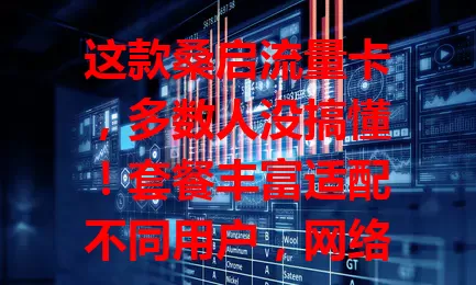 这款桑启流量卡，多数人没搞懂！套餐丰富适配不同用户，网络覆盖广，使用便捷，还能解决流量烦恼，快来试试！