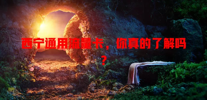 西宁通用流量卡，你真的了解吗？