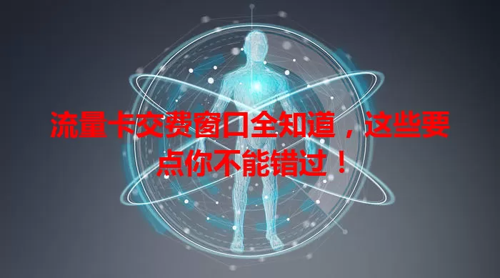 流量卡交费窗口全知道，这些要点你不能错过！