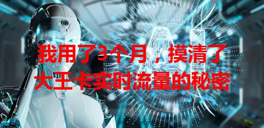 我用了3个月，摸清了大王卡实时流量的秘密