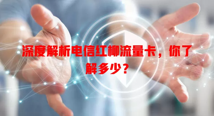 深度解析电信红柳流量卡，你了解多少？