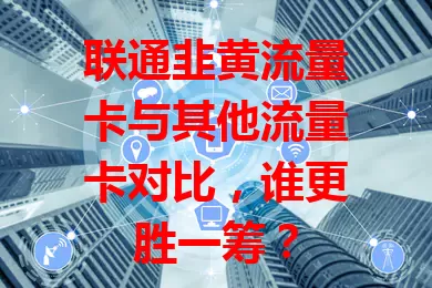 联通韭黄流量卡与其他流量卡对比，谁更胜一筹？