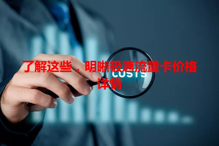 了解这些，明晰极速流量卡价格详情