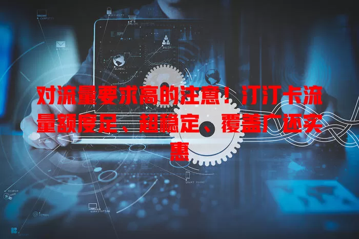 对流量要求高的注意！汀汀卡流量额度足、超稳定、覆盖广还实惠