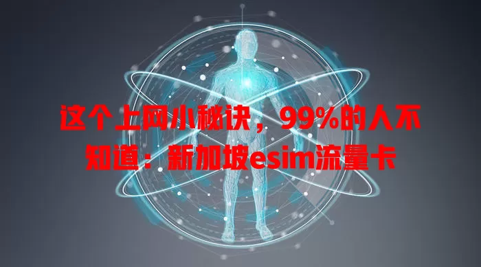 这个上网小秘诀，99%的人不知道：新加坡esim流量卡