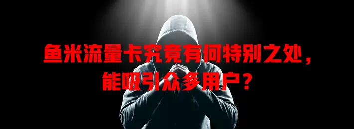 鱼米流量卡究竟有何特别之处，能吸引众多用户？