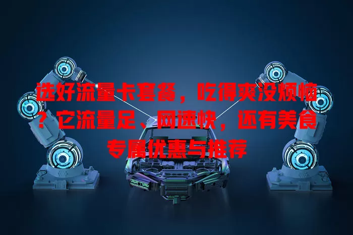 选好流量卡套餐，吃得爽没烦恼？它流量足、网速快，还有美食专属优惠与推荐
