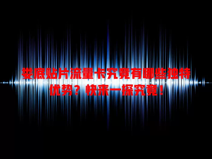 娄底贴片流量卡究竟有哪些独特优势？快来一探究竟！