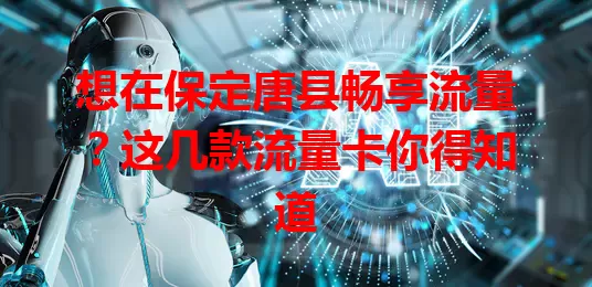 想在保定唐县畅享流量？这几款流量卡你得知道