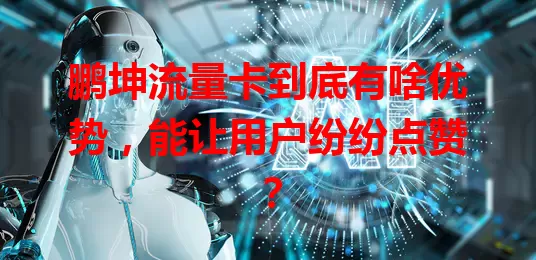 鹏坤流量卡到底有啥优势，能让用户纷纷点赞？