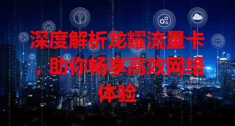 深度解析龙耀流量卡，助你畅享高效网络体验