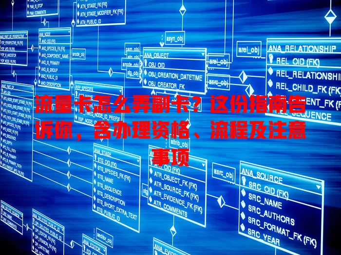 流量卡怎么弄副卡？这份指南告诉你，含办理资格、流程及注意事项
