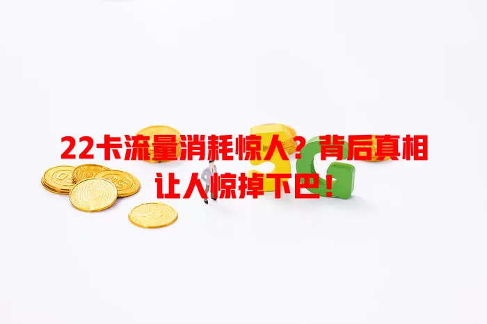 22卡流量消耗惊人？背后真相让人惊掉下巴！
