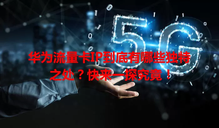 华为流量卡IP到底有哪些独特之处？快来一探究竟！