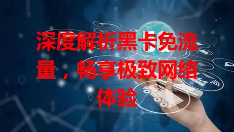 深度解析黑卡免流量，畅享极致网络体验