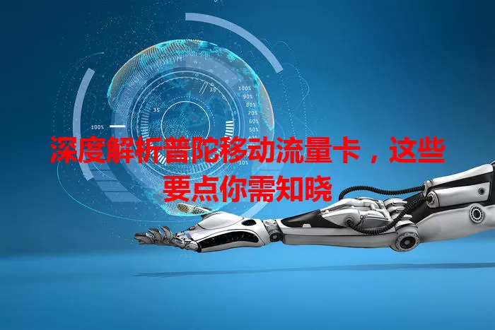 深度解析普陀移动流量卡，这些要点你需知晓