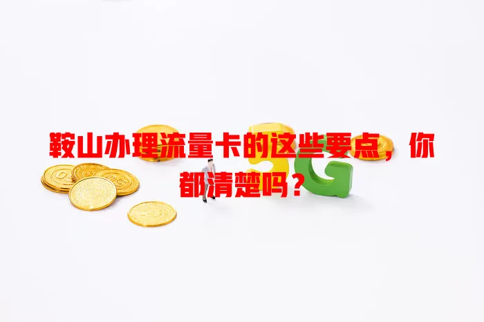 鞍山办理流量卡的这些要点，你都清楚吗？
