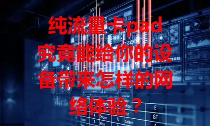 纯流量卡pad究竟能给你的设备带来怎样的网络体验？