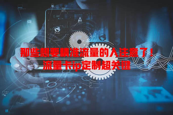 那些想要精准流量的人注意了！流量卡ip定制超关键