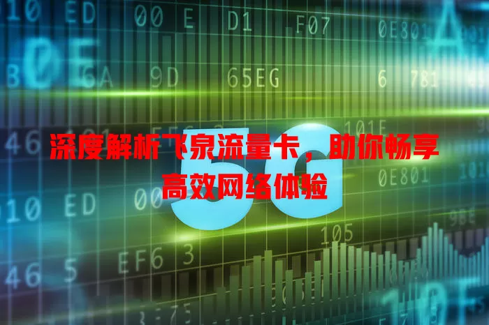 深度解析飞泉流量卡，助你畅享高效网络体验