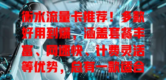 衡水流量卡推荐！多款好用到爆，涵盖套餐丰富、网速快、计费灵活等优势，总有一款适合你