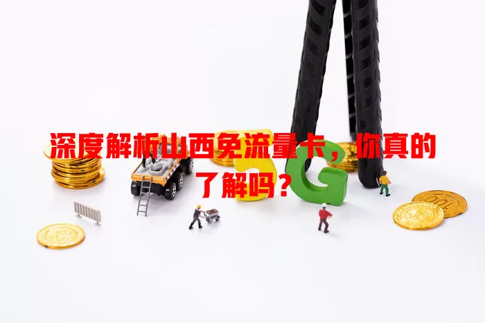 深度解析山西免流量卡，你真的了解吗？