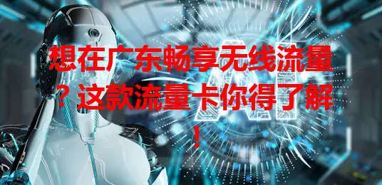 想在广东畅享无线流量？这款流量卡你得了解！