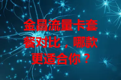 金昌流量卡套餐对比，哪款更适合你？